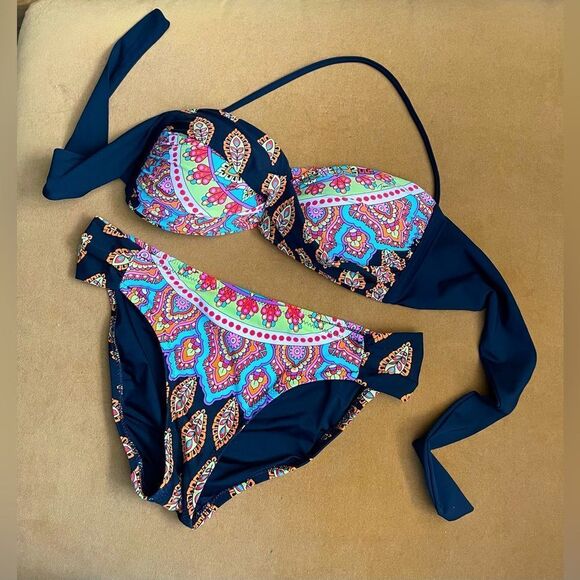 Trina Turk Multicolor Bikini Set - Picture 1 of 6